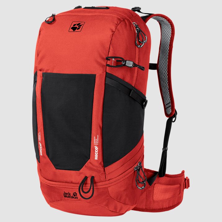 Mochila Senderismo Jack Wolfskin Kingston 30 Recco Hombre Naranjas Rojos Mexico-8711649